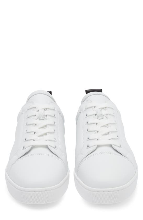 Shop Christian Louboutin Fun Louis Sneaker In White/ Black