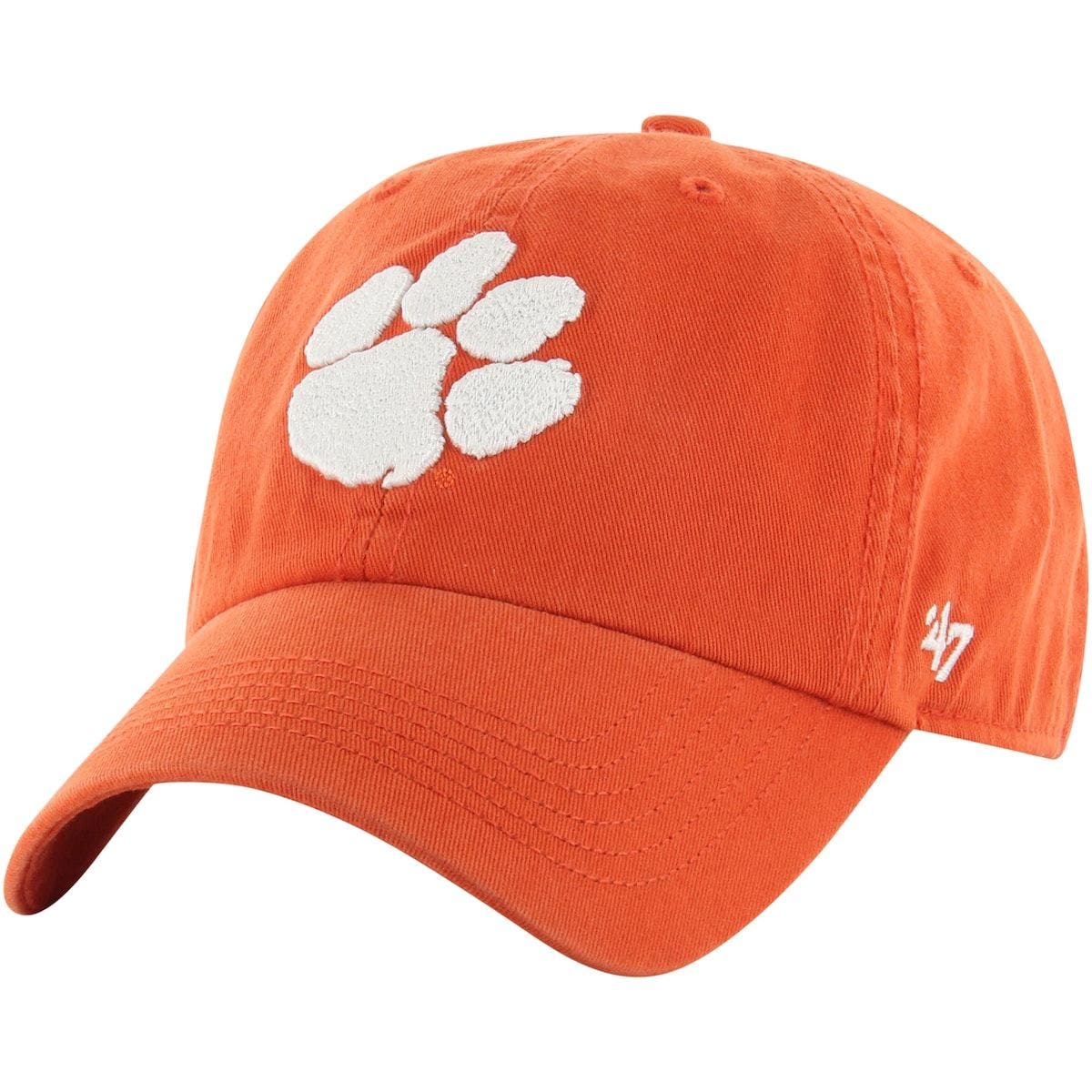 Casquette Baseball Vintage Clemson Tigers – Velours Côtelé Bleu, Réglable, Yupoong