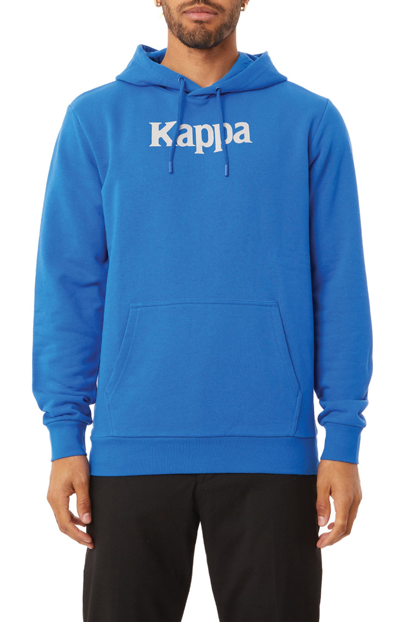 Kappa Authentic Harris Hoodie in Bl Lpis-Grn Lim-Orng-Gry Ash at Nordstrom, Size Medium
