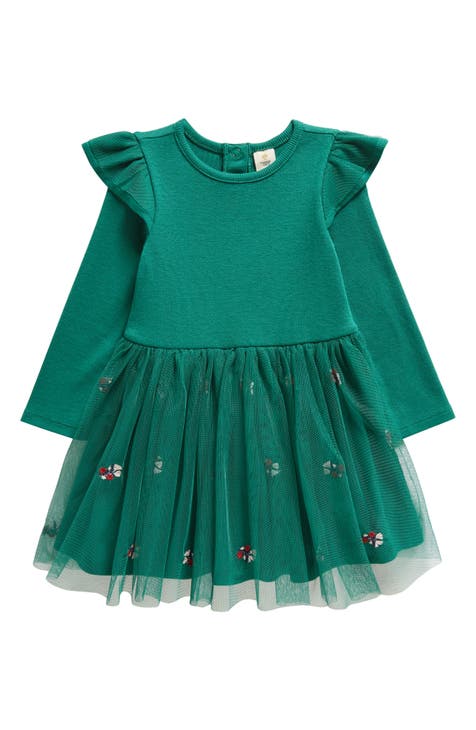 Embroidered Tulle Dress (Baby)