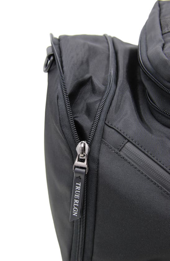 True Religion Brand Jeans Switch Convertible Duffle Backpack In Black
