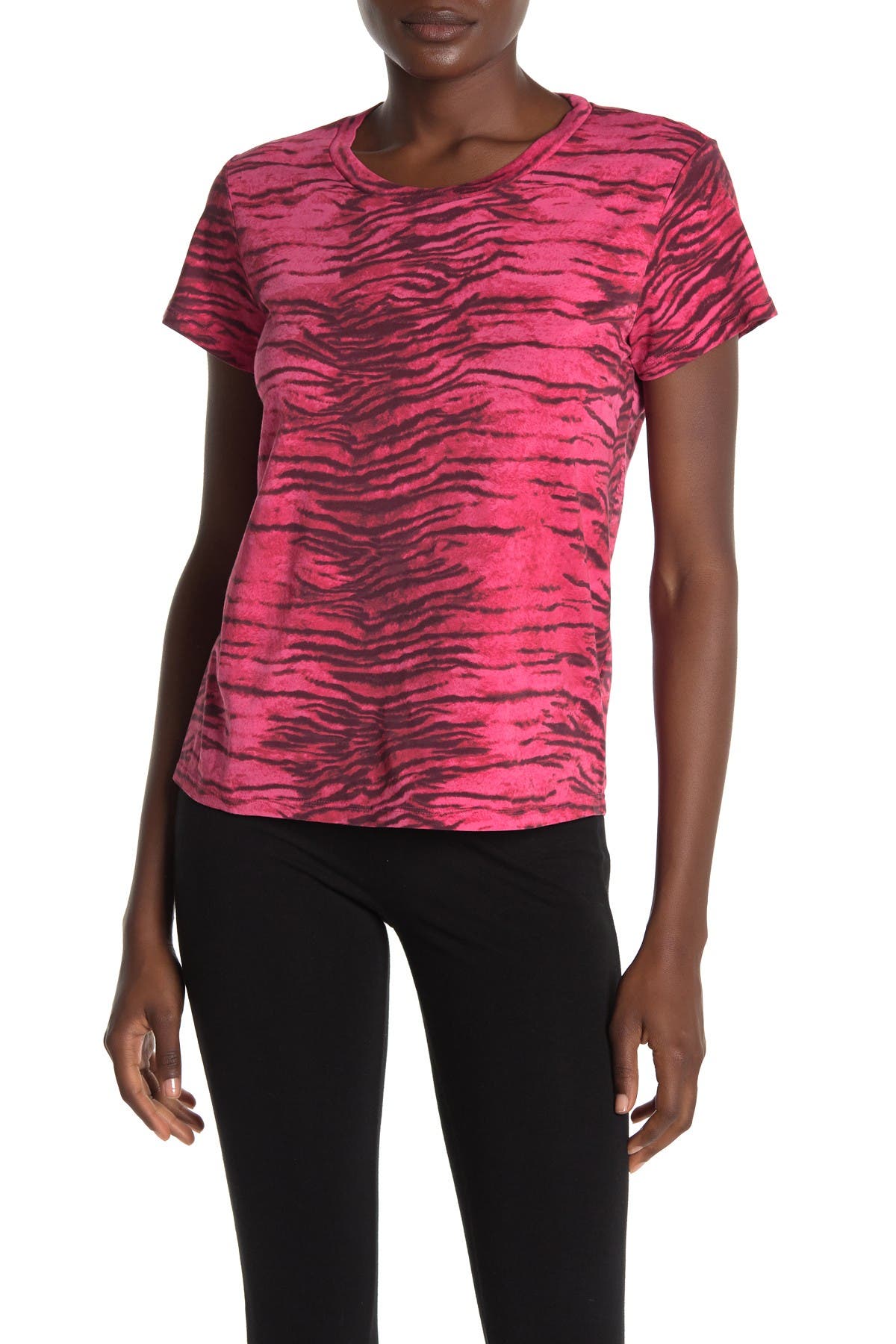 red tiger stripe shirt