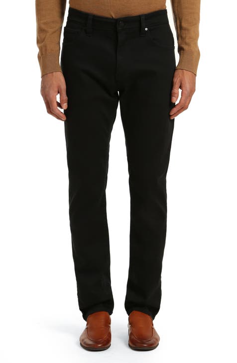Dylan SLIM FIT Five-Pocket Pants For Tall Men in Black