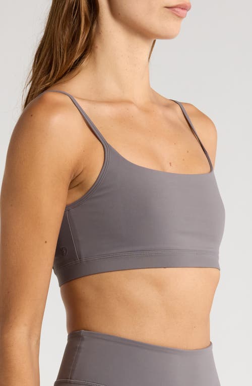 Shop Daughter Lessons Core Sports Bra In Dark Gray