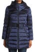 Thumbnail image number 4 of Tahari Faux Fur Trim Collar Hooded Bib Puffer Jacket