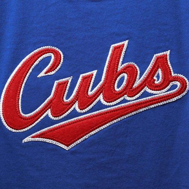 Mitchell & Ness Royal Chicago Cubs Slouchy T-shirt