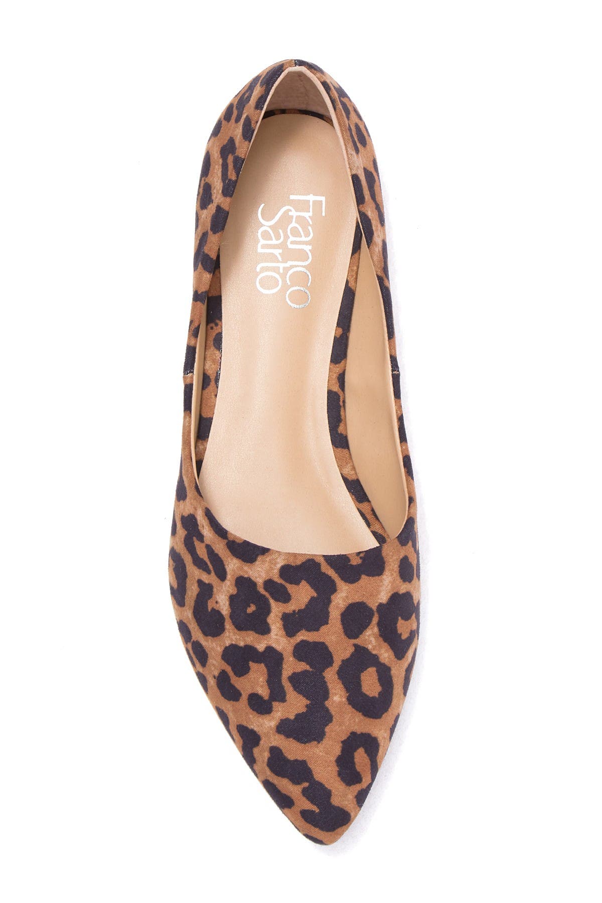 franco sarto leopard flats