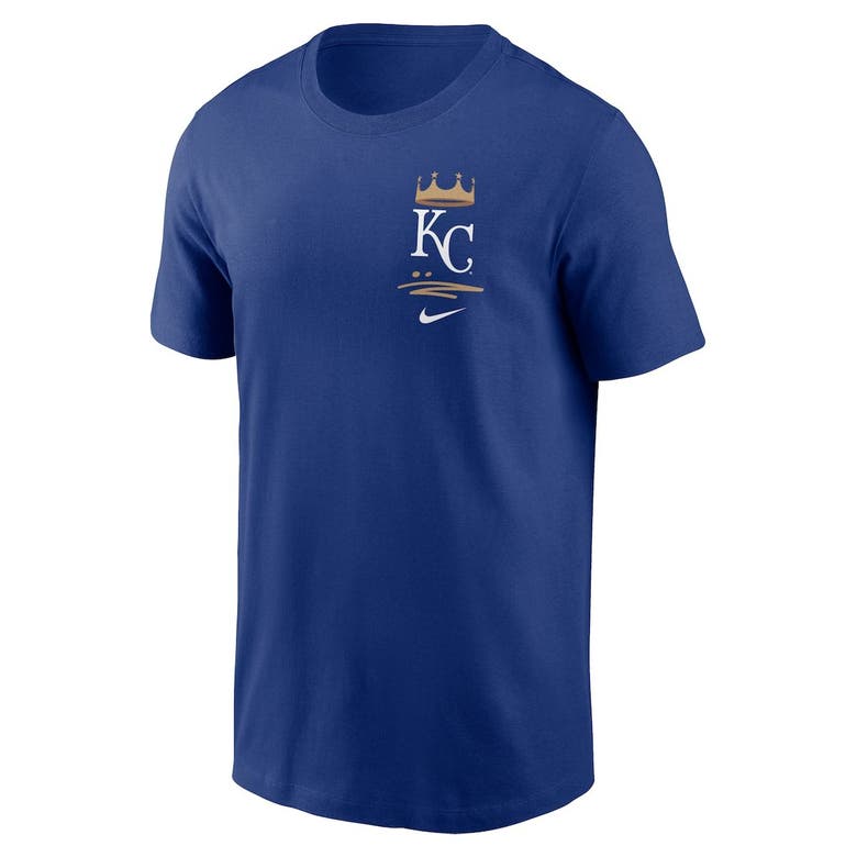 Women's Nike Royal Kansas City Royals Wordmark T-Shirt