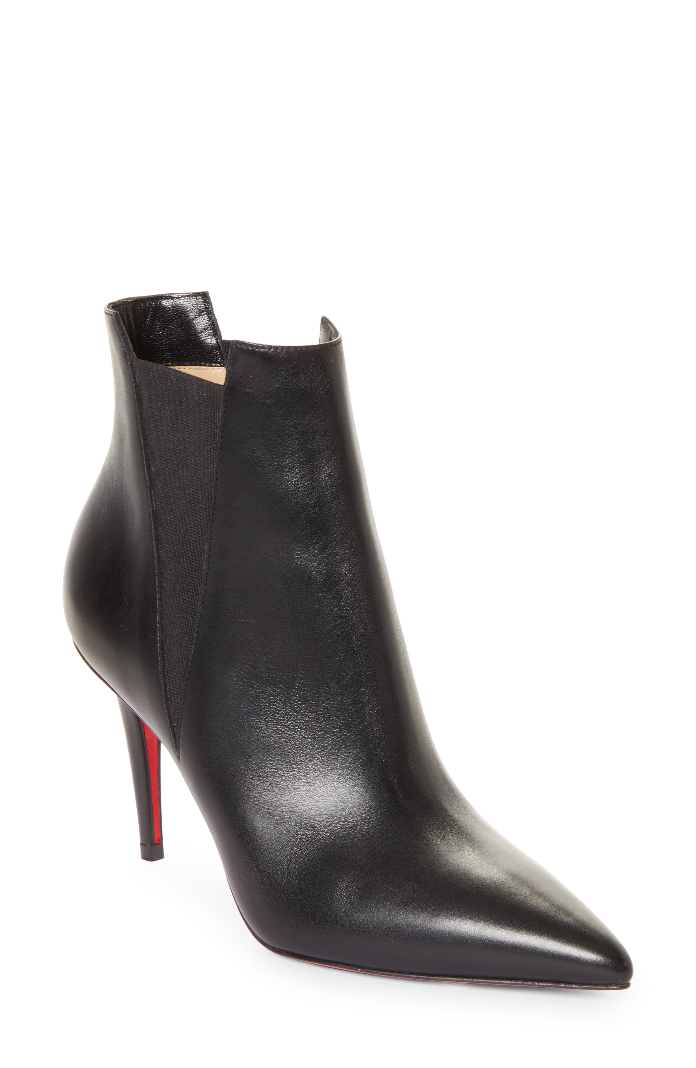 christian louboutin suede bootie