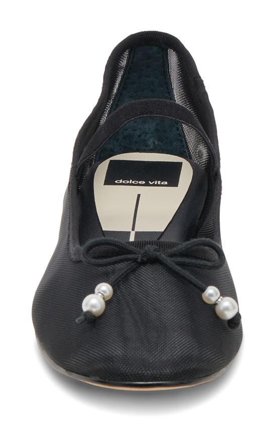 Shop Dolce Vita Cadel Mary Jane Flat In Black Pearl