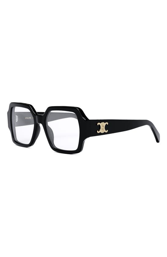 CELINE CELINE TRIOMPHE 52MM SQUARE READING GLASSES