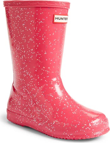 Hunter Kids Original First Classic Glitter Rain Boot Nordstrom