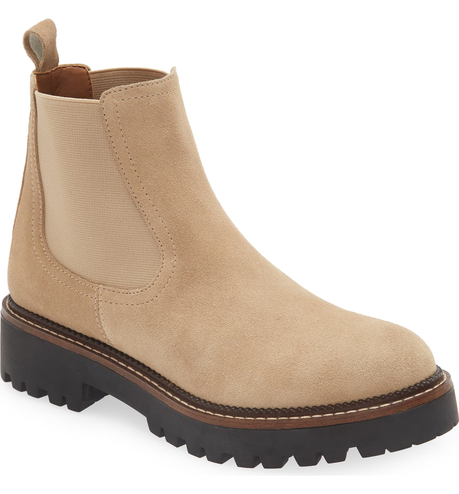 Caslon® Miller Water Resistant Lug Chelsea Boot (Women) | Nordstromrack