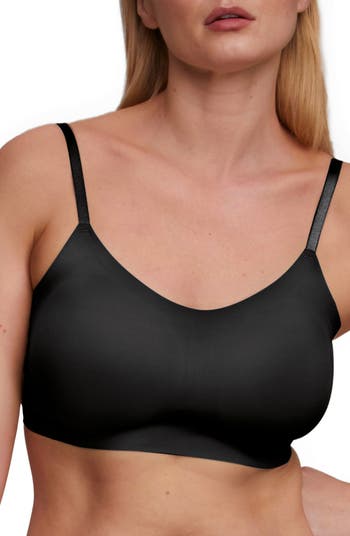 EBY Womens Tan Adjustable Strap Stretch Pullover Bralette Bra Size Small