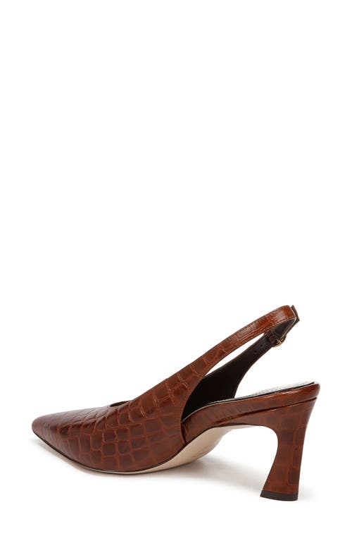 Shop 27 Edit Naturalizer Elaine Slingback Pointed Toe Pump In Dark English Tea Brown