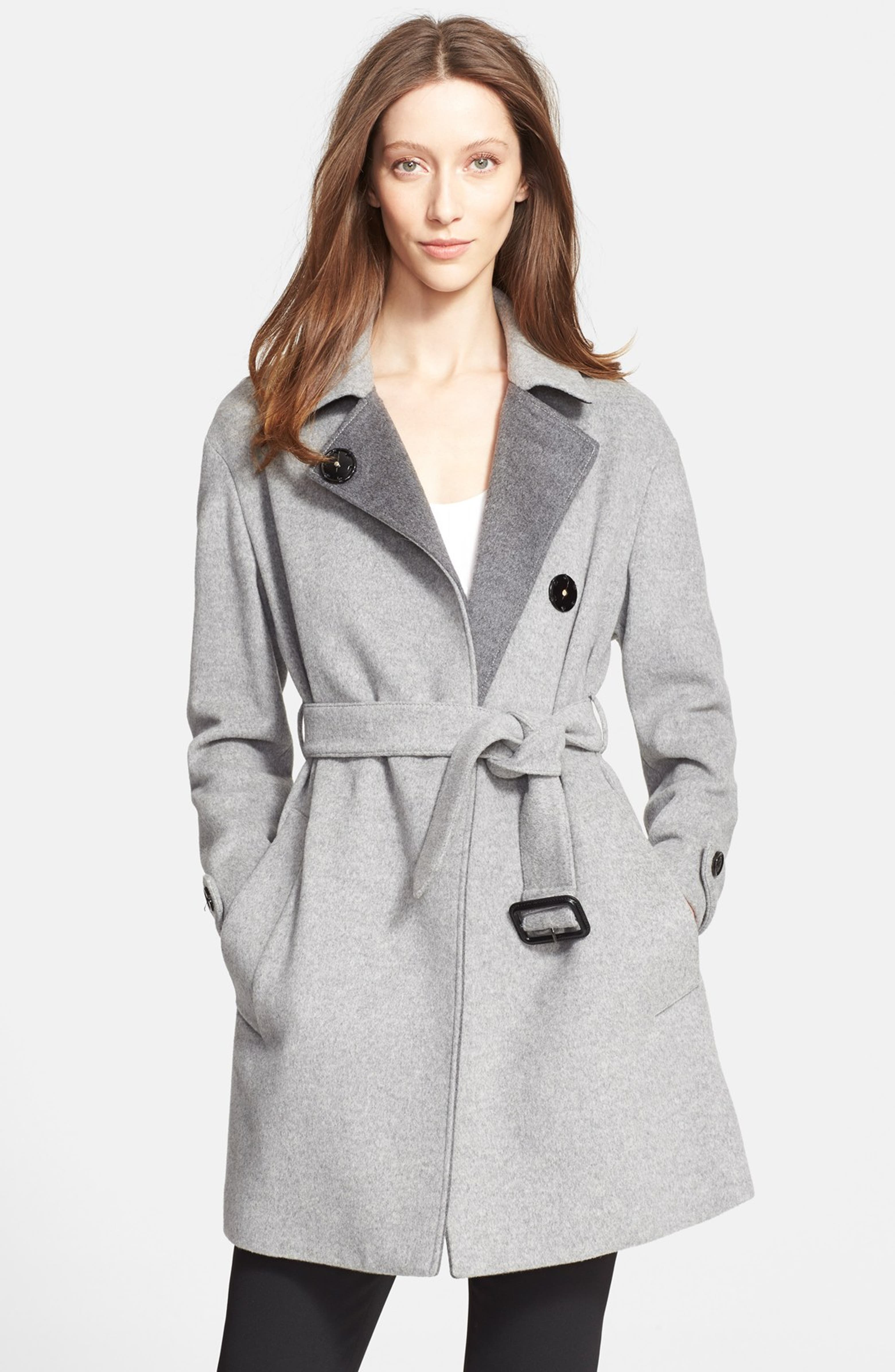 Burberry London 'Hawkswell' Wool & Cashmere Wrap Coat | Nordstrom
