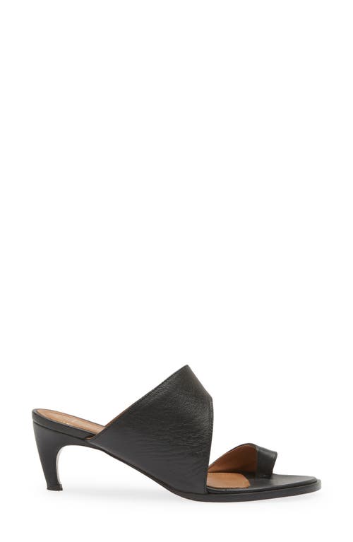 Shop Atp Atelier Trivento Toe Loop Sandal In Black