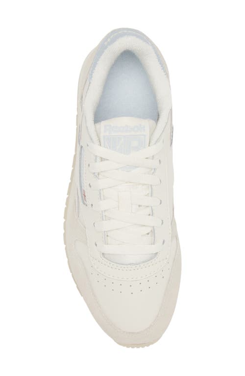 Shop Reebok Classic Leather Sneaker In Chalk/vinc