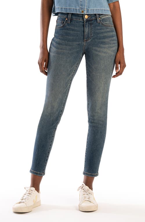 KUT from the Kloth Donna High Waist Ankle Skinny Jeans Documented at Nordstrom,