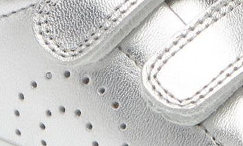 Shop Old Soles Kids' Leather Sneaker In Silver