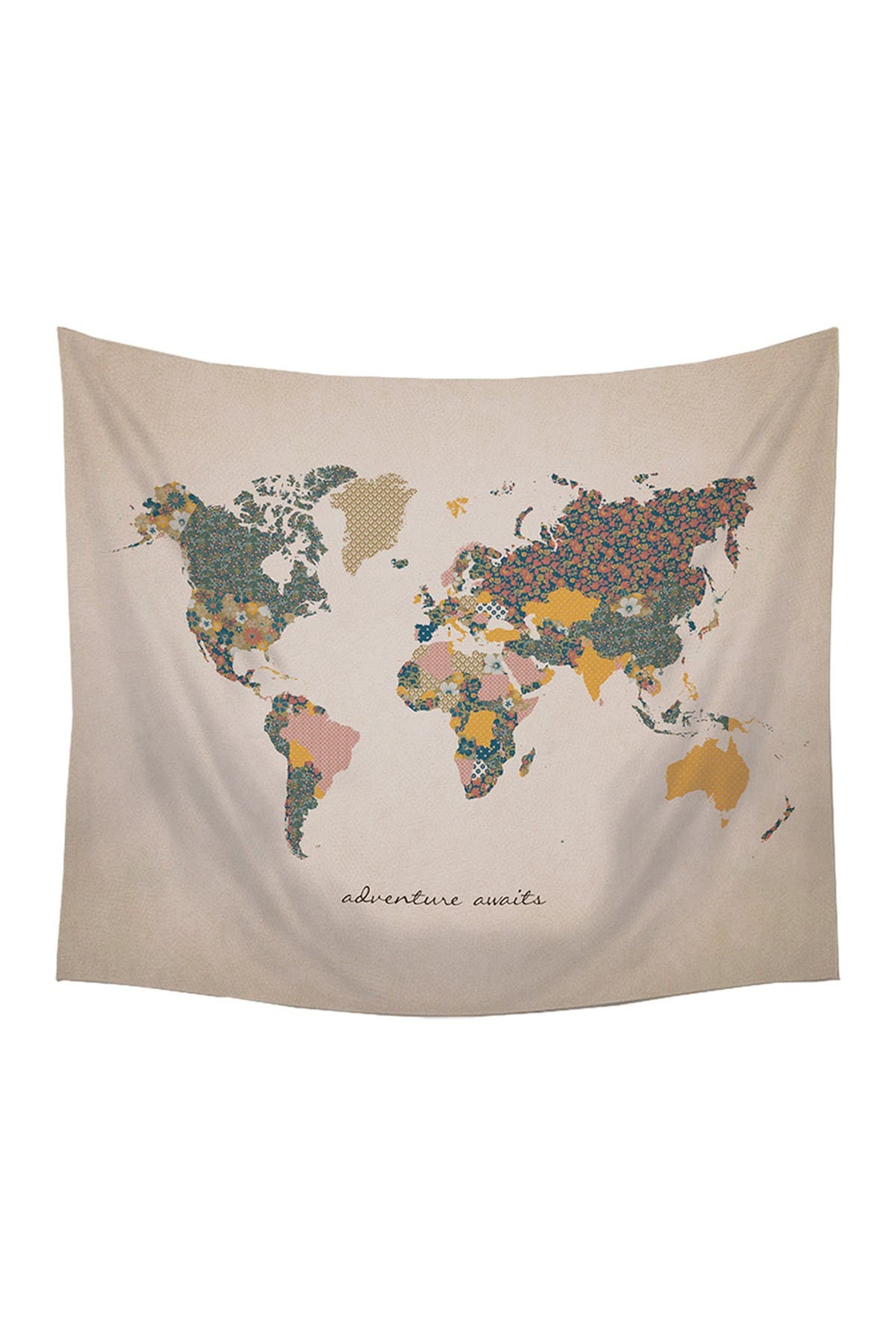 map wall tapestry