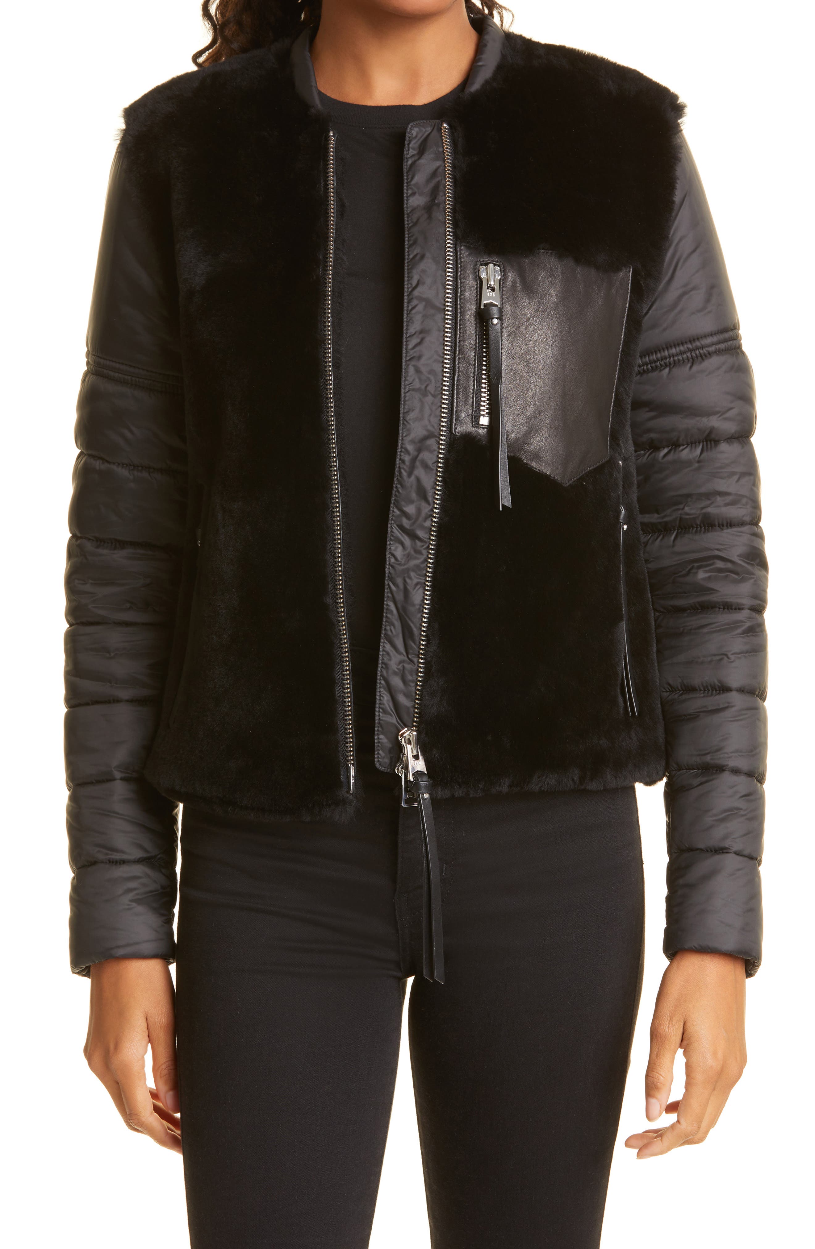 nordstrom shearling jacket