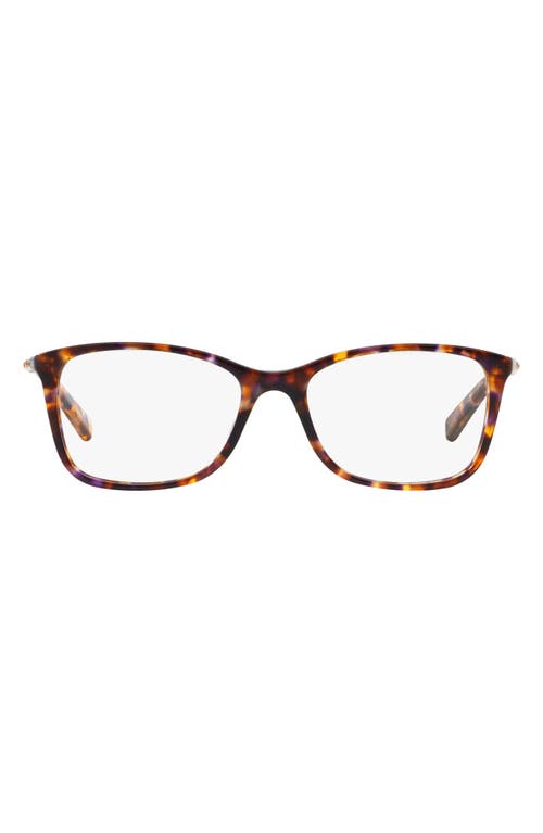 Michael Kors 53mm Optical Glasses in Yellow Tortoise at Nordstrom