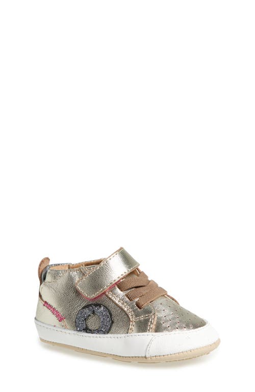 Old Soles Kids'  Baby Zig Metallic Sneaker In Gray