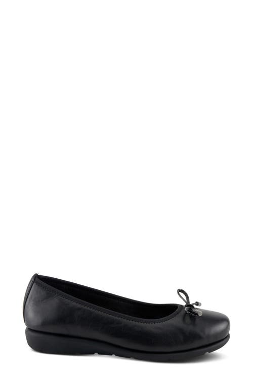 Spring Step Chesser Flat In Black