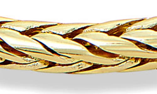 Savvy Cie Jewels 18k Gold Plated Cylindrical Smooth Necklace In Yellow
