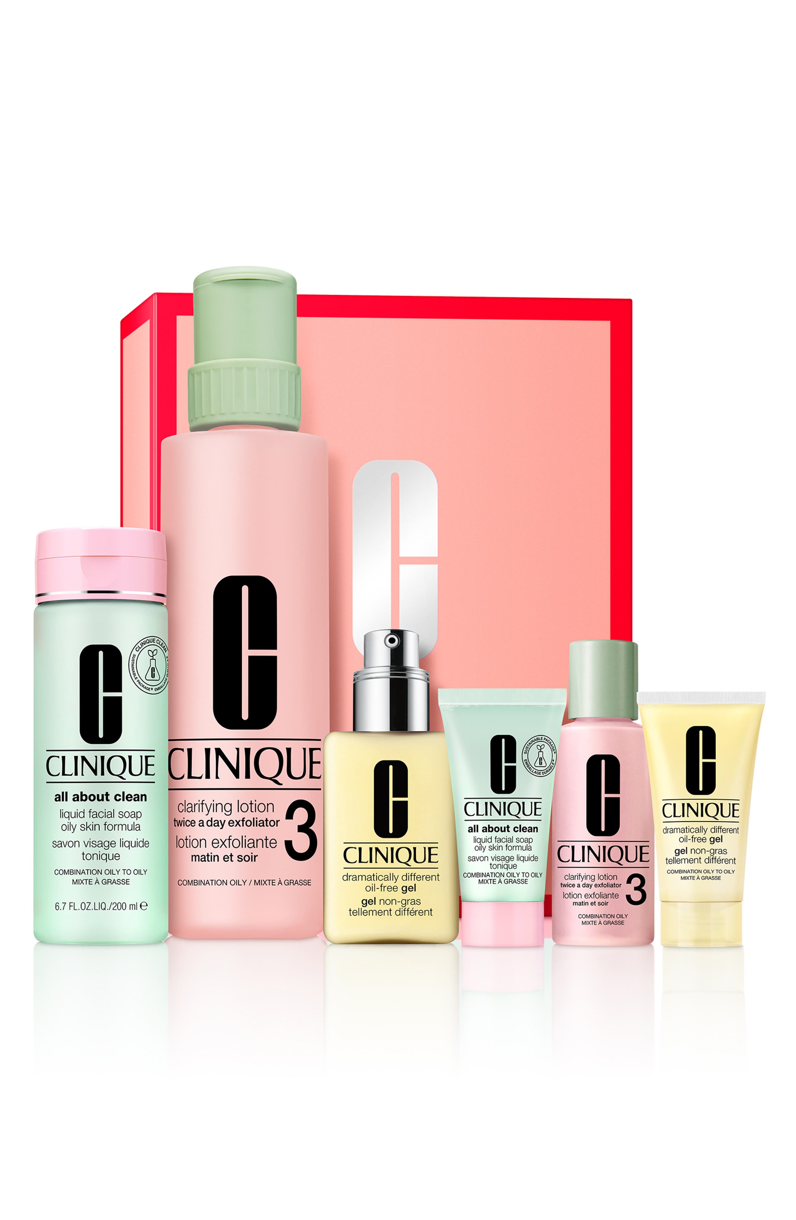 clinique set for combination skin