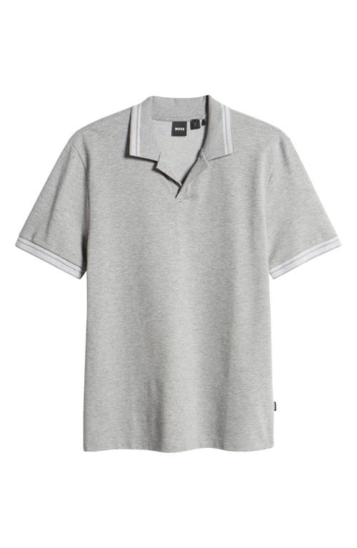 Shop Hugo Boss Boss Pye Polo In Silver