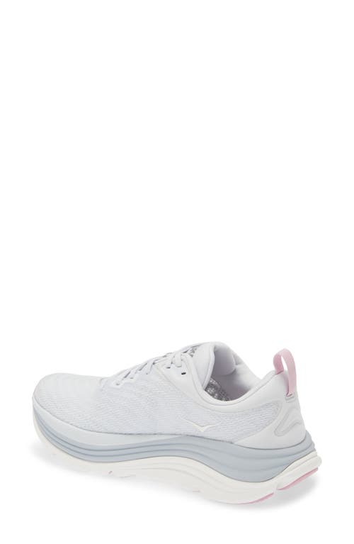 Hoka Low Top Sneakers Flat Sole In Sea Ice/pink Twilight
