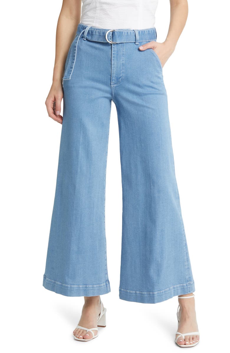 FRAME Le Palazzo Belted Jeans | Nordstrom
