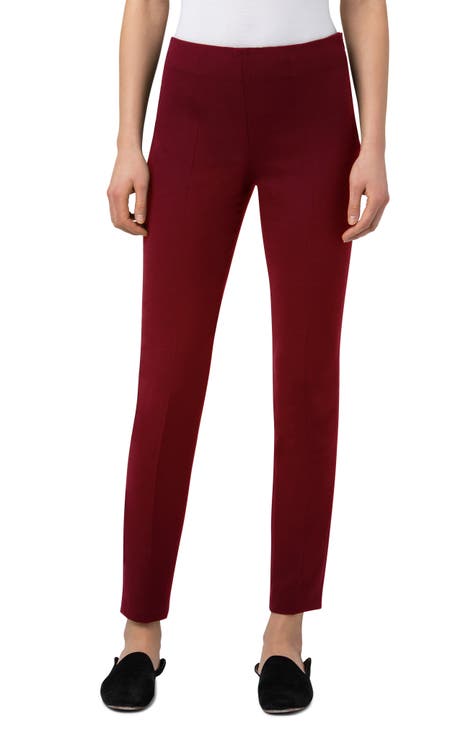 Women's Burgundy Pants & Leggings | Nordstrom