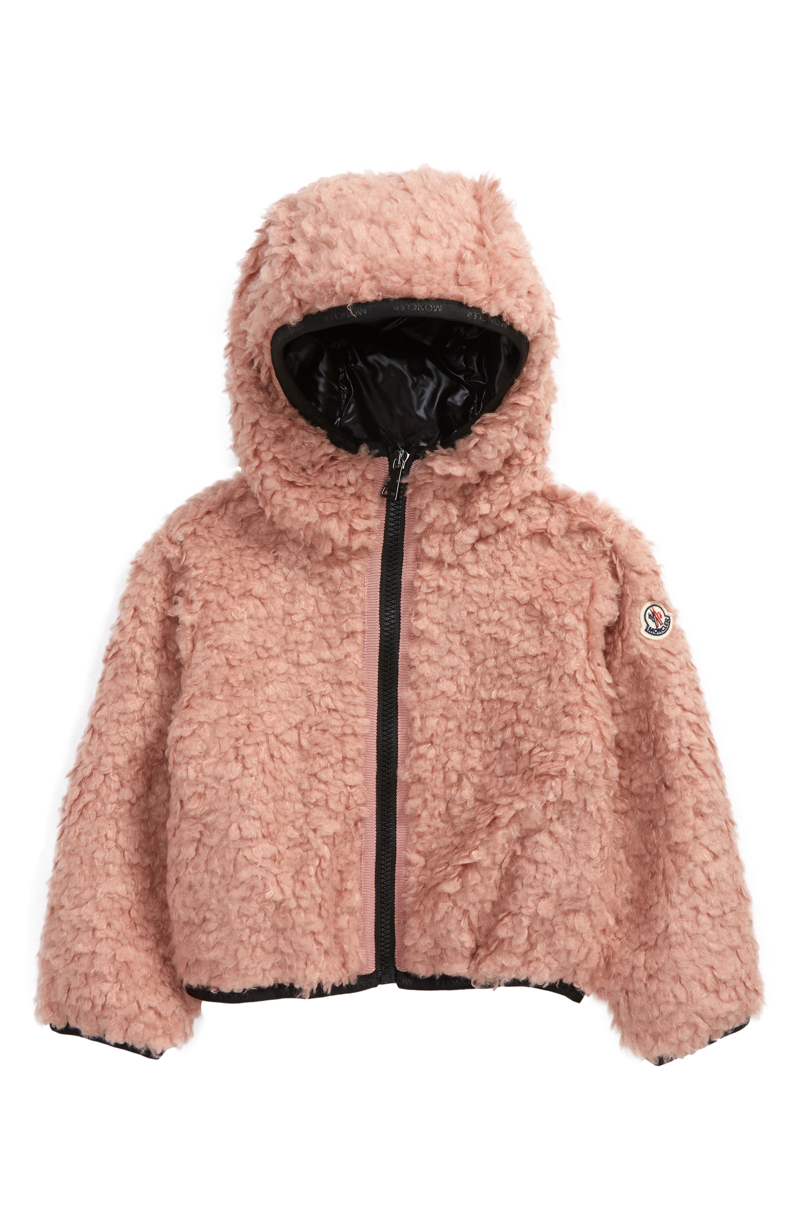 Moncler Girl's Bernardine Reversible Jacket, Size 8-14