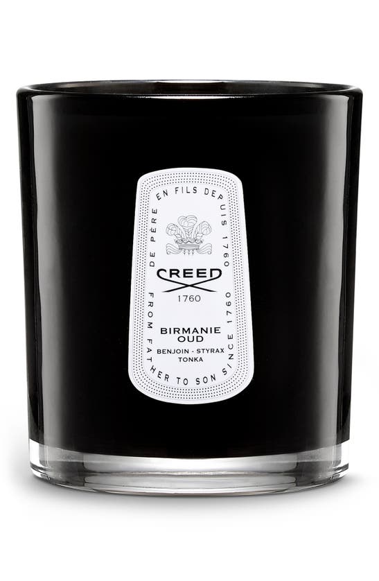 Creed 3.7 Lb. Birmanie Oud Large Leather Candle