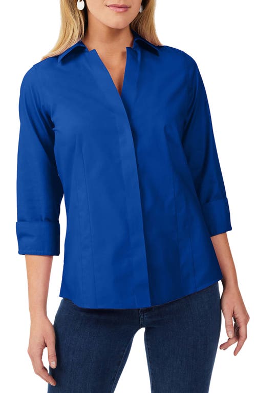 Taylor Fitted Non-Iron Shirt in Royal Blue