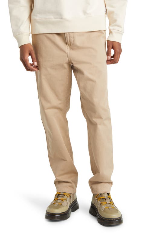 Flint Straight Leg Twill Pants in Wall Garment Dyed