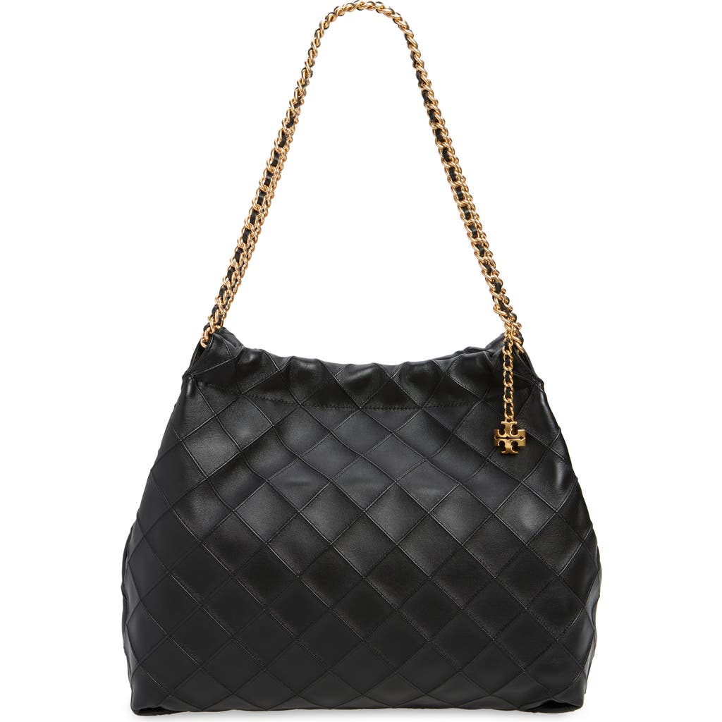 Tory Burch Fleming Bag In Very Soft Leather In Black