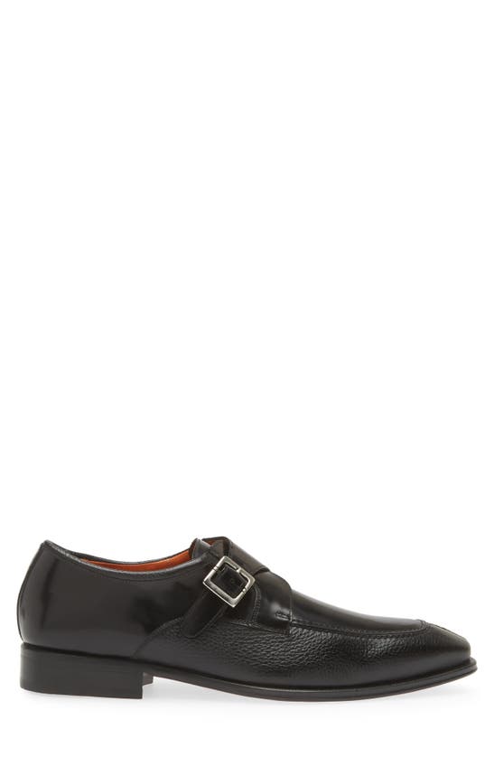 Mezlan Monk Strap Shoe In Black | ModeSens