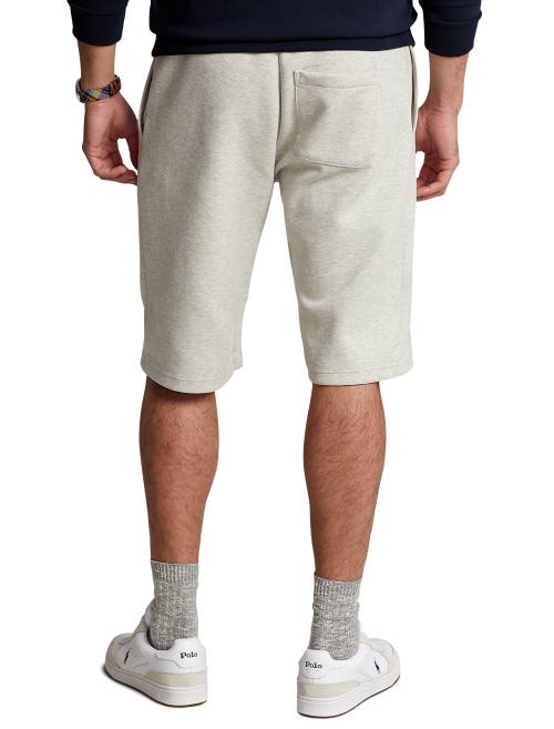 Polo Ralph Lauren Double-knit Active Shorts In Lt Sport Hthr