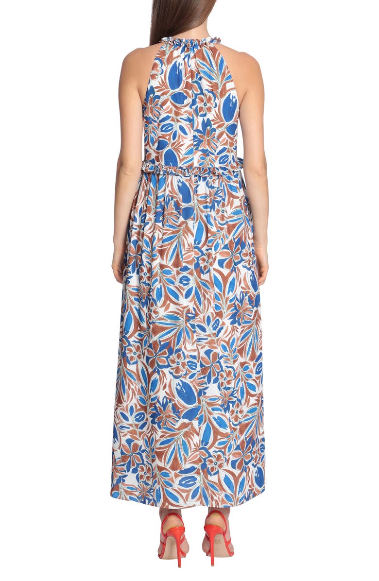 Maggy London Floral Ruffle Maxi Dress | Nordstromrack