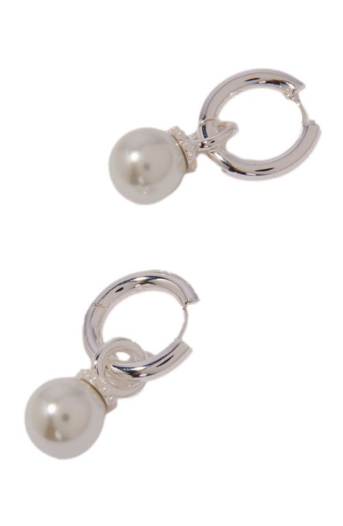 Shop Maje Bead Earrings In Silver