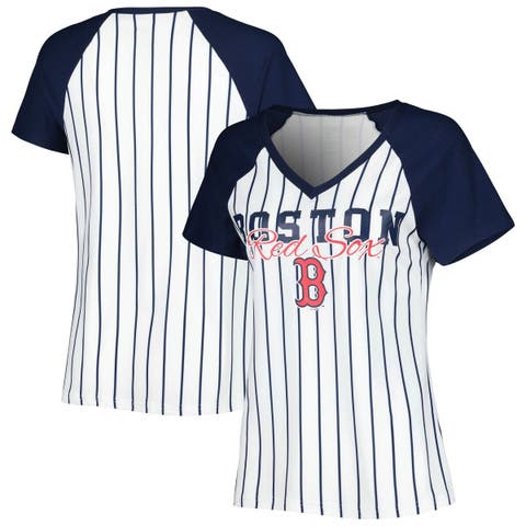 Women's Concepts Sport White Chicago Cubs Reel Pinstripe Knit Romper Size: Small