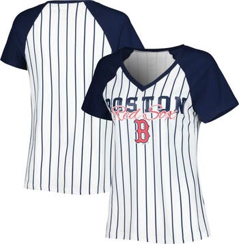 Women's Concepts Sport White New York Yankees Reel Pinstripe Top Size: Small
