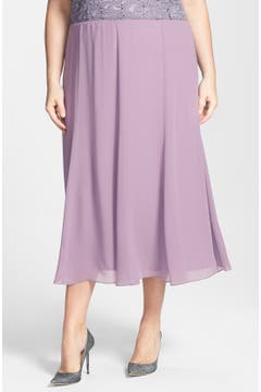 Alex Evenings Chiffon Skirt (Plus Size) | Nordstrom