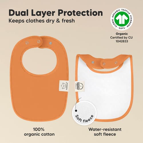 Keababies 8-pack Baby Drool Bibs In Cruise