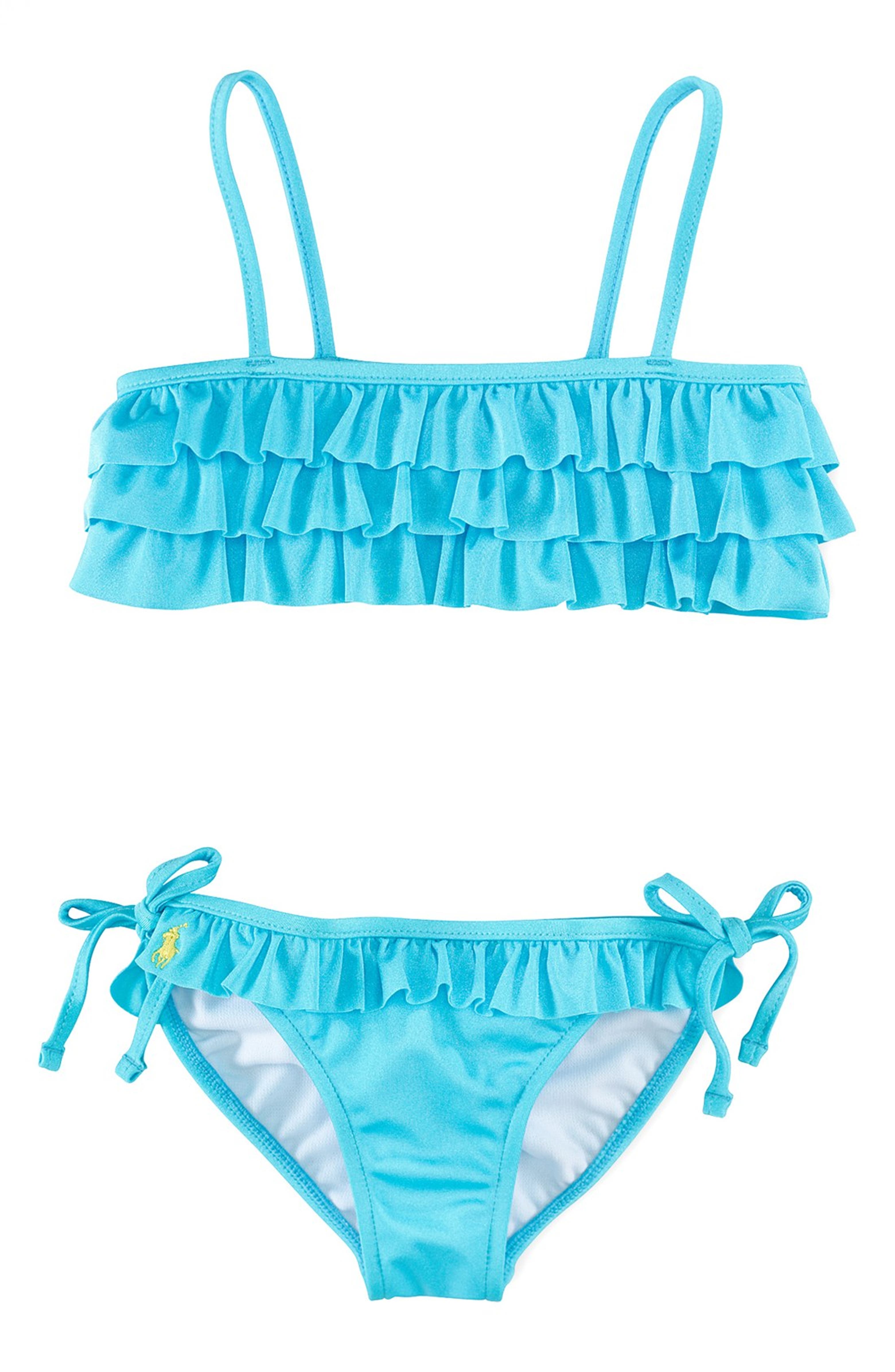 Ralph Lauren Two-Piece Swimsuit (Toddler Girls) | Nordstrom