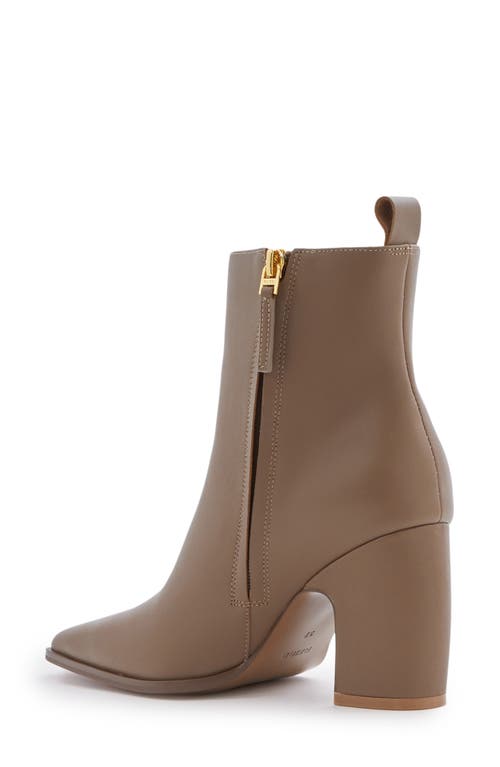 Shop Reiss Amy Pointed Toe Bootie In Taupe